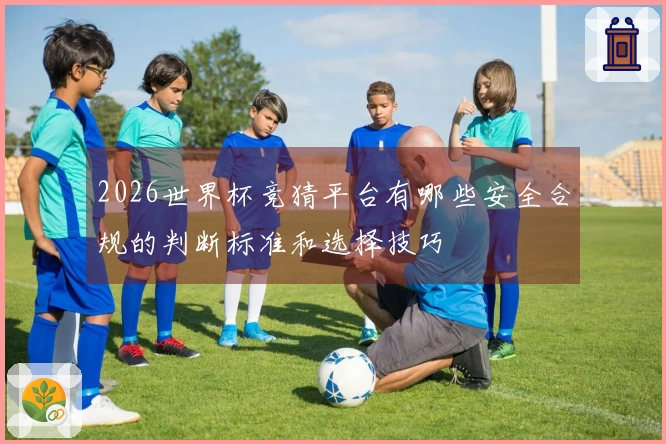 2026世界杯竞猜平台有哪些安全合规的判断标准和选择技巧